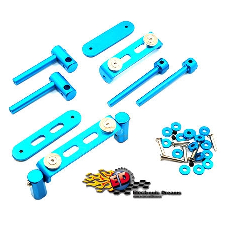 xtra speed supporti carrozzerie regolabili magnetici per drift blu