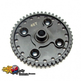 s-workz s35-3 corona centrale in acciaio 46t per differenziale big bore in plastica