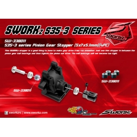s-workz pinion gear stopper (5x7x5.1mm)(4)
