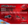 sworkz uni-design 2-way system aluminium 25t squadretta servo in alluminio (futaba-savox)