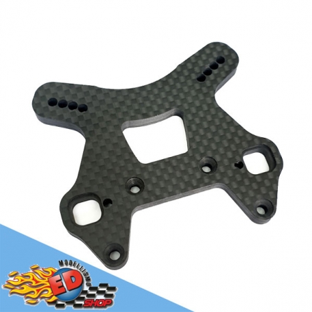 s-workz s35-4 carbon front shock plate by rc carbon cavalieri