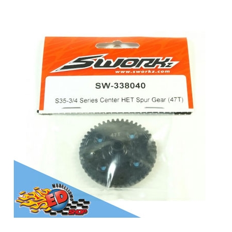 sworkz center het spur gear (47t)