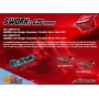 sworkz uni-design aluminium throttle servo horn 25t squadretta servo gas/freno in alluminio (futaba)