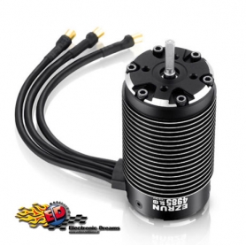 ezrun 4985sl 1650kv sensorless motore brushless 4 poli 1/6 cablato con sensore di temperatura hw30402950