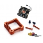 hobbywing ventola 30x30 con adattatore in alluminio orange x xr10 pro g2 30850305