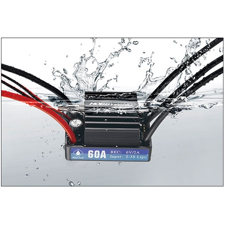 seaking v3.1 60a. regolatore elettronico waterproof con raffreddamento ad acqua 30302200