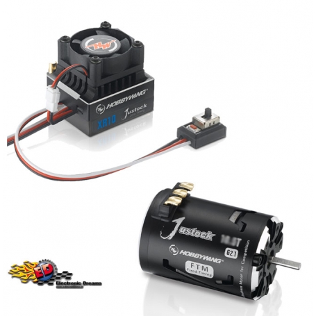 xerun combo js5 2.1 xr10 justock + 17.5t g2.1 2300kv 38020241