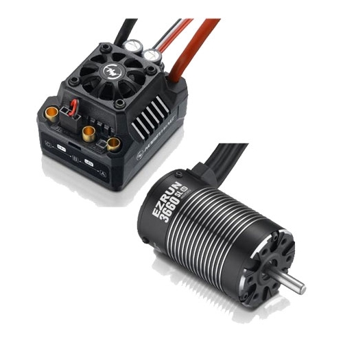 EZRUN COMBO MAX10-SCT 120A. + EZRUN-SL-3660-3200KV – 1/10 SCT Monster Truck Buggy WATERPROOF 38010200