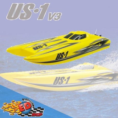 joysway us.1 v3 catamarano brushless racing boat 2.4ghz atr