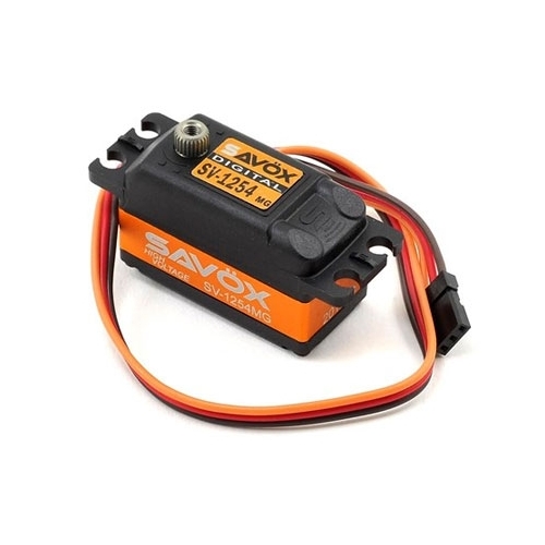 SAVOX SV-1254MG servo digitale-High Voltage-coreless-alu case-metal gear-low profile-2BB-15kg 0,085sec,62gr