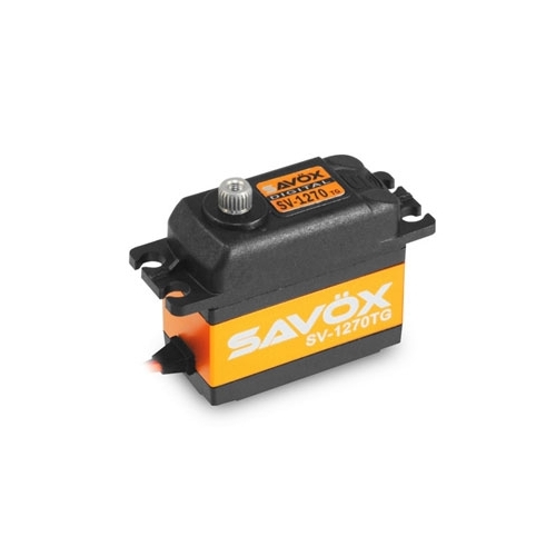 SAVOX SV-1270TG Servo Digitale – High Voltage – Monster Torque – Alu case – 35kg 0.11sec Ingranaggi Titanio