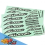 sworkz speed logo sticker (pushbar)(wh)(2pc)