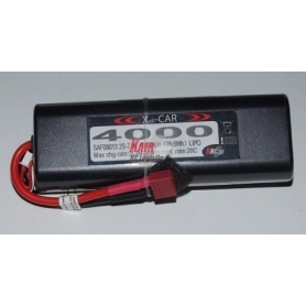 BATTERIA LiPo Xell-Car ROUND 7.4V 4000MAH