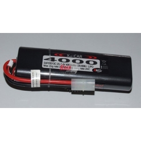 BATTERIA LiPo Xell-Car ROUND 7.4V 4000MAH Tam