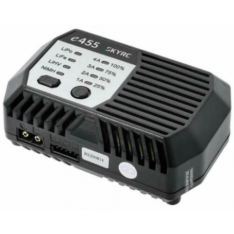 CARICABATTERIE SKYRC e455 AC 50w Charger Ni-Mh 6-8 LiPo 2-4s 1-4A