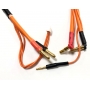 monkeykingrc cavo professionale per ricarica batterie 2s xh 30mm orange 60cm 12awg