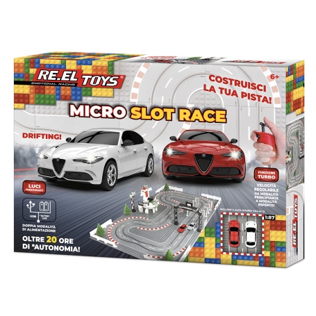 RE-EL TOYS Micro Slot Race 0910 Pista Compatibile LEGO
