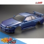 killerbody carrozzeria nissan skyline r34 195mm metallic blue