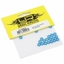 Yeah Racing Spessori in M3 in alluminio 1 mm BLU (20)