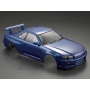 killerbody carrozzeria nissan skyline r34 195mm metallic blue