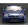 killerbody carrozzeria nissan skyline r34 195mm metallic blue