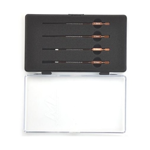 Arrowmax Set embouts visseuses Allen en coffret (1,5/2/2,5/3 mm ) AM-500902