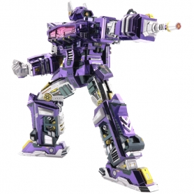 MU MODEL Transformers G1 Shockwave Puzzle 3D Fotoincisione in Metallo