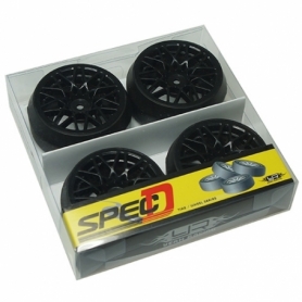 Yeah Racing Spec D gomme da DRIFT offset +3 LS cerchio BBS Nero (4)