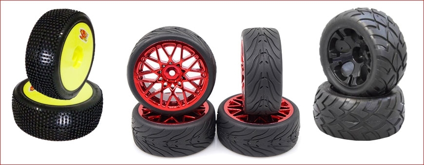 GOMME PER AUTO RADIOCOMANDATE: On Road, Off Road, Scaler e Crawler